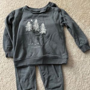 Little & Co sweat clothes set. Size 24 months.